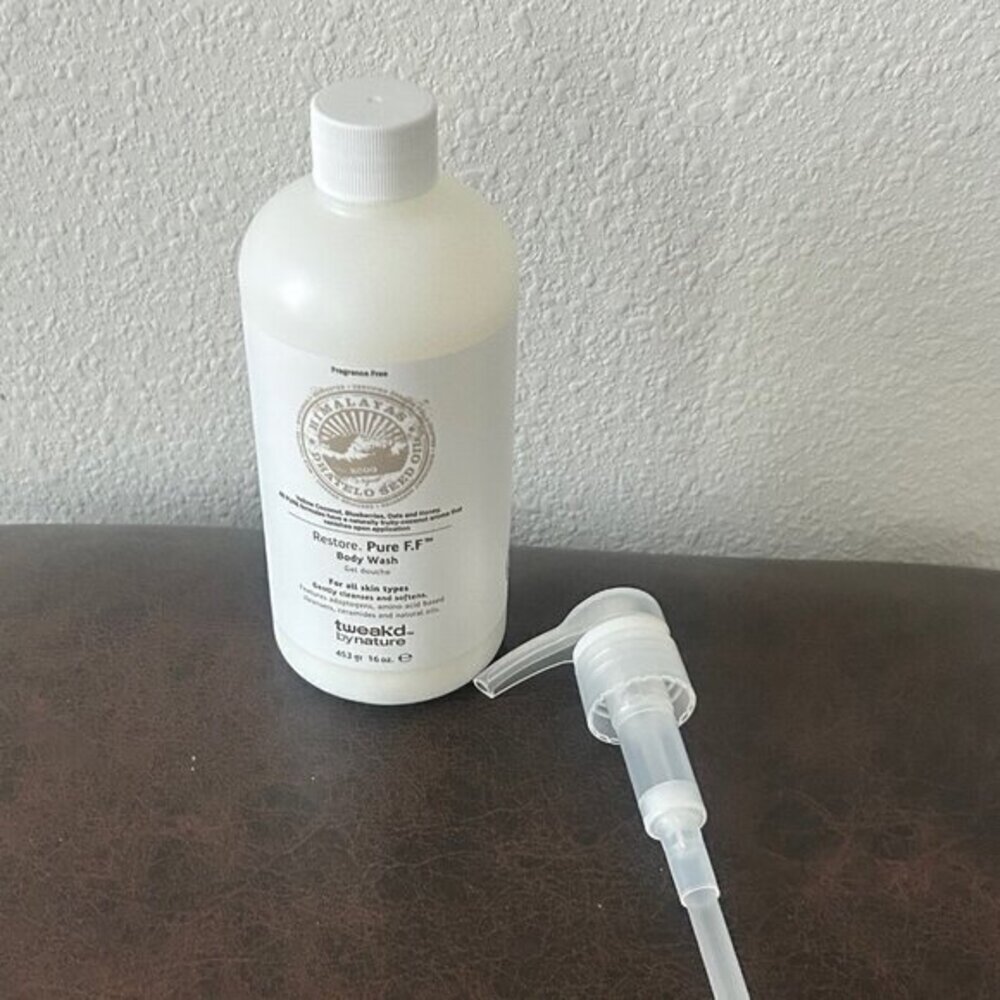 Tweak'd by Nature Restore Pure F.F. Body Wash FRAGRANCE FREE. 16 oz SEALED